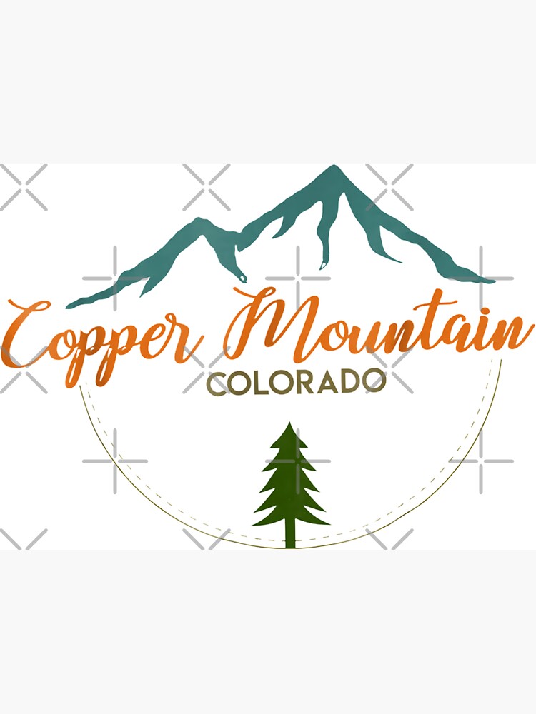"Copper Mountain Retro Adventure Skiing Snowboard Shirt" by