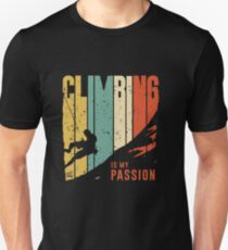 CLIMBING IS MY PASSION Slim Fit T-Shirt