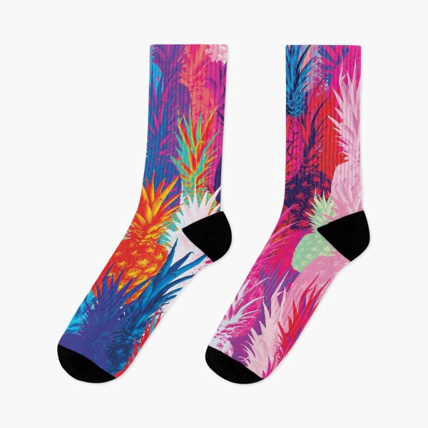 Item preview, colorful pineapple design designed and sold by pineappledizajn.