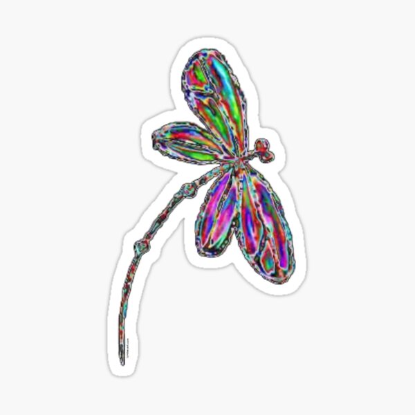 Item preview, Neon Dragonfly  designed and sold by lyndseyart.