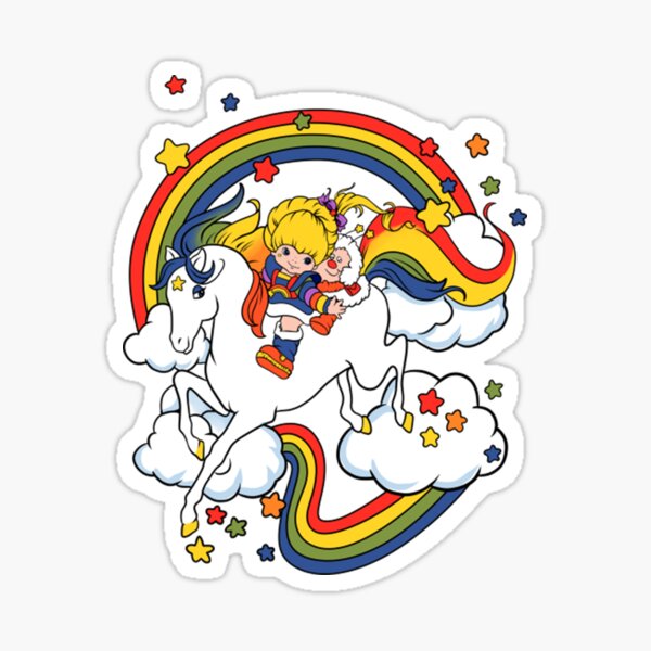Rainbow Brite Rainbow brite & Starlite Sticker