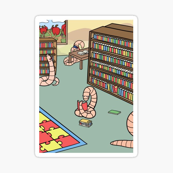Bookworms Sticker