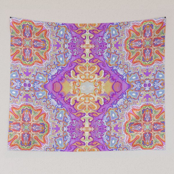 Item preview, A symmetrical abstract inspired by histology designed and sold by Osher-BioArt.