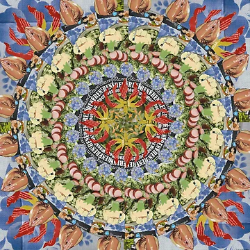 Artwork thumbnail, Gloriosa Mandala by Ruud van Koningsbrugge