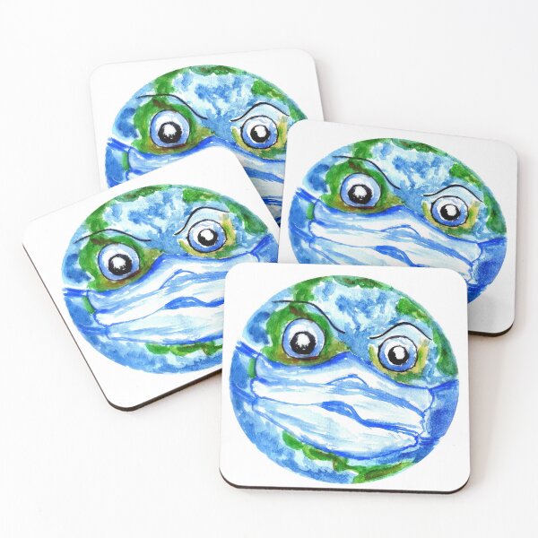 Item preview, Earth in mask designed and sold by AnnArtshock.