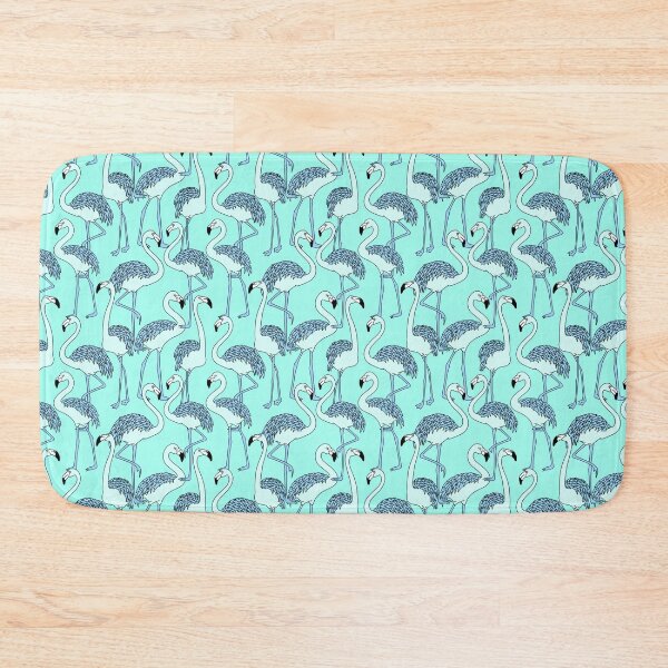 Item preview, Blue Flamingos Pattern designed and sold by Wham-Bam.