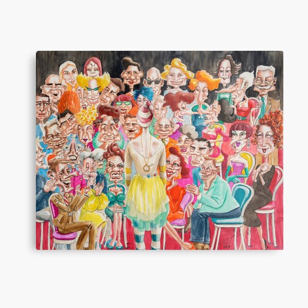 The Audience Metal Print