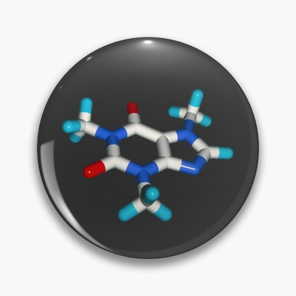 Item preview, Caffeine Molecule designed and sold by KohiClub.