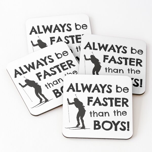 Item preview, Skiing: Always be faster than the boys designed and sold by TheGreenGoat.
