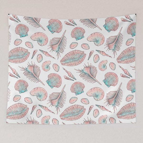 Item preview, Seashells Sumer pattern  designed and sold by Milatoo.
