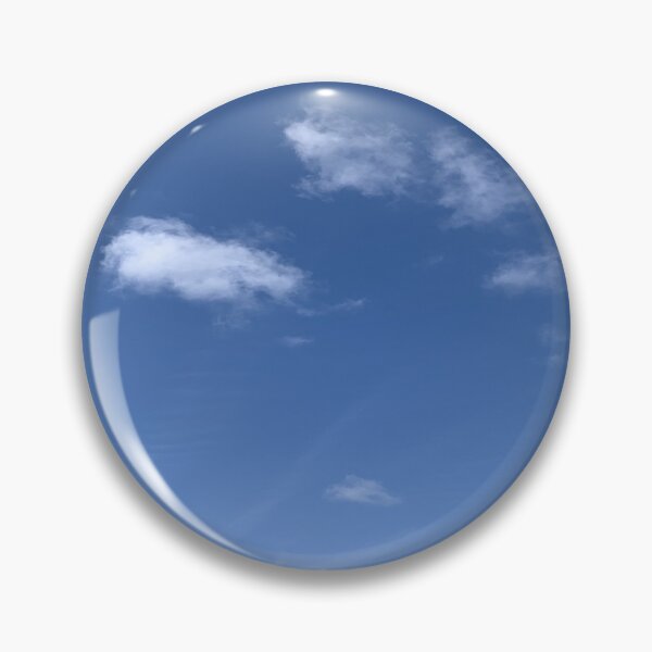 Item preview, Blue summer sky with white delicate fluffy clouds designed and sold by LeBreab.
