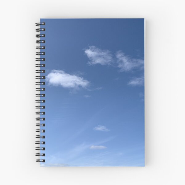 Item preview, Blue summer sky with white delicate fluffy clouds designed and sold by LeBreab.