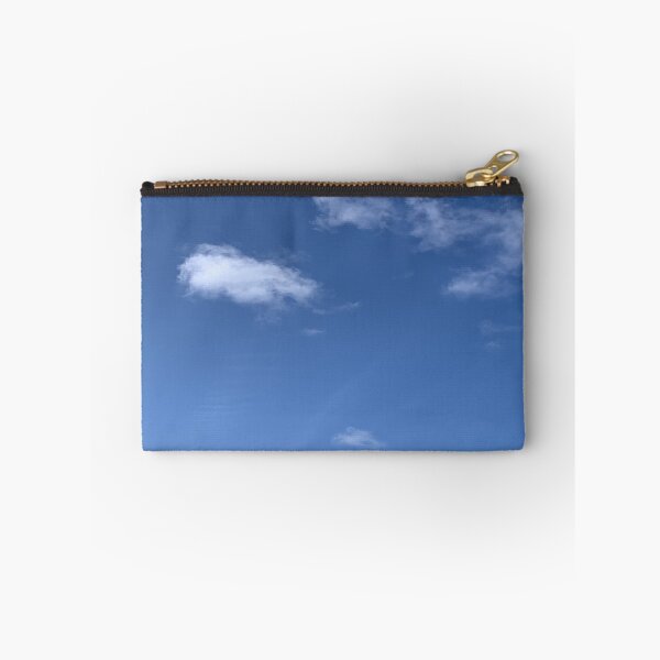Item preview, Blue summer sky with white delicate fluffy clouds designed and sold by LeBreab.