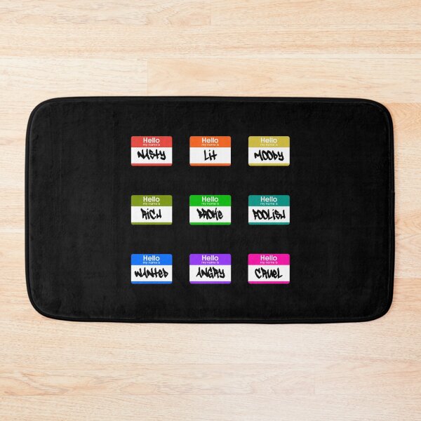 Item preview, Name Tags Rainbow Value Pack 7 designed and sold by everything4eva.