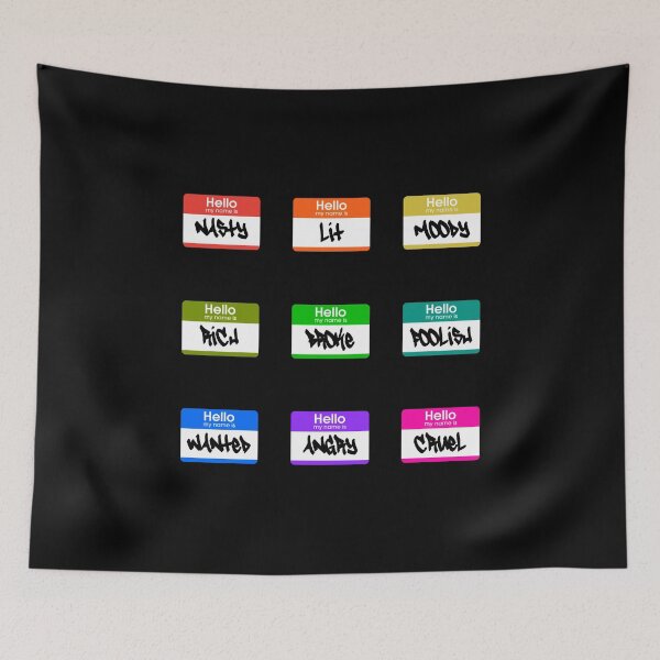 Item preview, Name Tags Rainbow Value Pack 7 designed and sold by everything4eva.