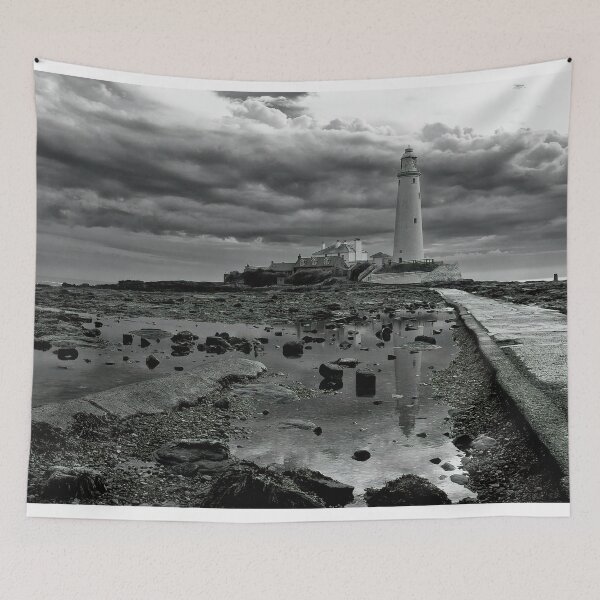 Item preview, Monochrome St Mary's Island designed and sold by Violaman.