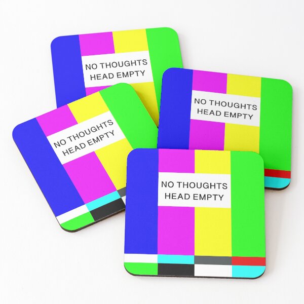 Item preview, No Thoughts Head Empty designed and sold by IsThereAManual.