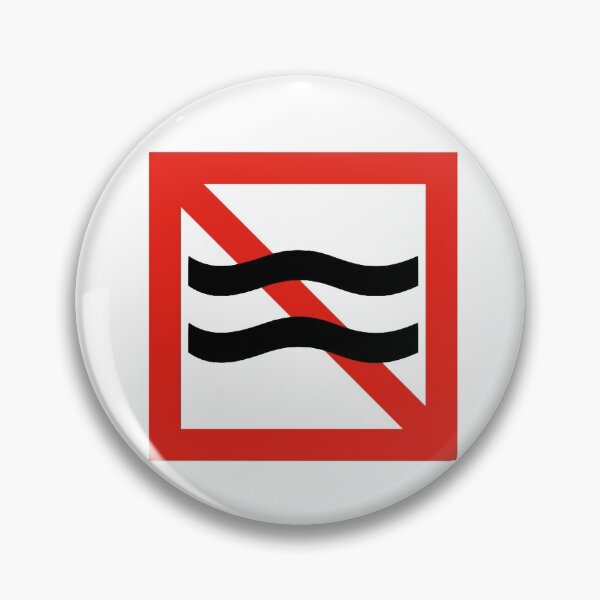 Item preview, Ban on causing waves, Aallon aiheuttamiskielto designed and sold by artnormarum.