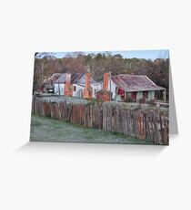 HILL END - DENNINGTON COTTAGE Greeting Card