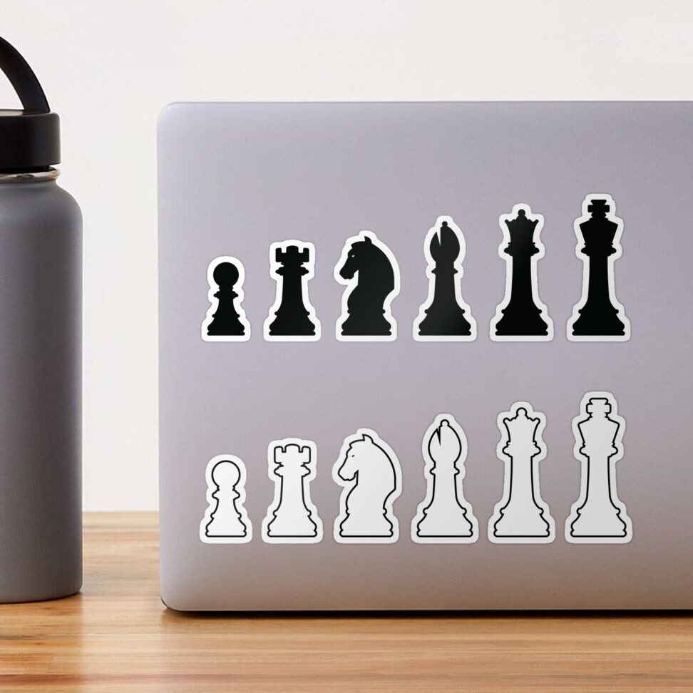 Follow Chess Stickers for Sale