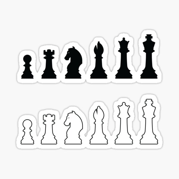 Follow Chess Stickers for Sale