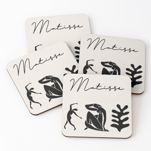 Item preview, Henri Matisse Nude, Paper Decoupes Art black three, Matisse Cutout's designed and sold by re-make-.