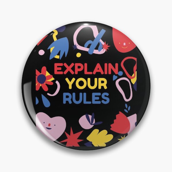 Item preview, explain your rules designed and sold by Destine99.