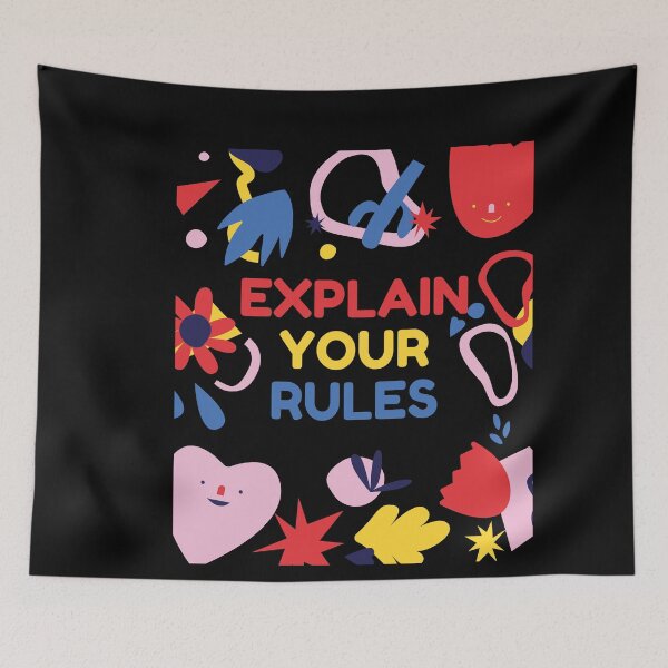Item preview, explain your rules designed and sold by Destine99.