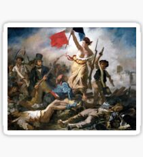 Liberty Leading the People by Eugène Delacroix (1830) Sticker