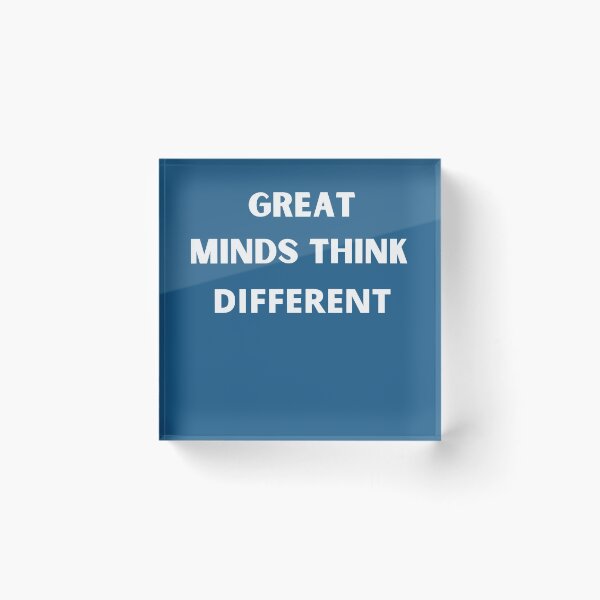 Item preview, Great Minds Think Different designed and sold by Lorify.