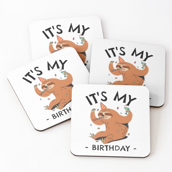Item preview, Sloth Birthday designed and sold by YOYOCollection.
