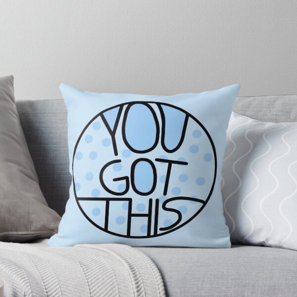 Item preview, You Got This, Motivational And Encouraging Blue Quote designed and sold by Barolina.