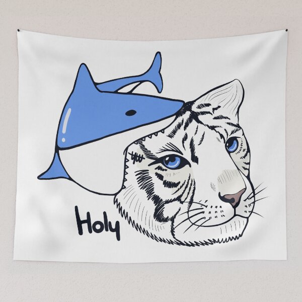 Item preview, Baby Shark versus White Tiger designed and sold by artcasso.