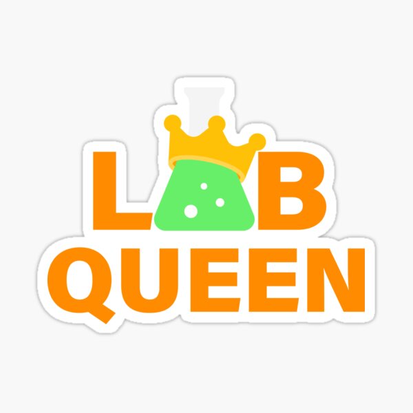 Funny Lab Queen Sticker