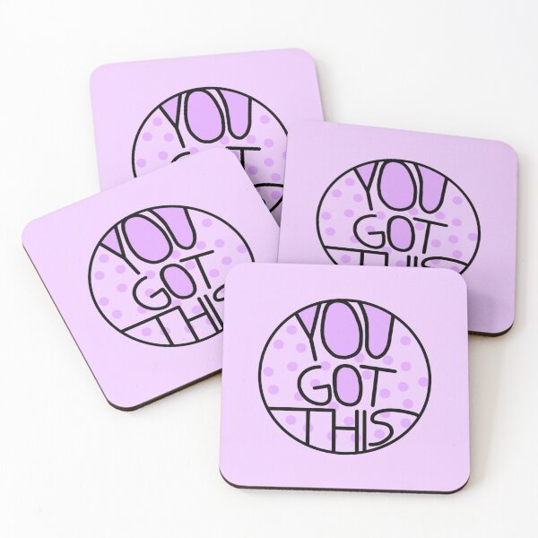 Item preview, You Got This, Motivational And Encouraging Purple Quote designed and sold by Barolina.
