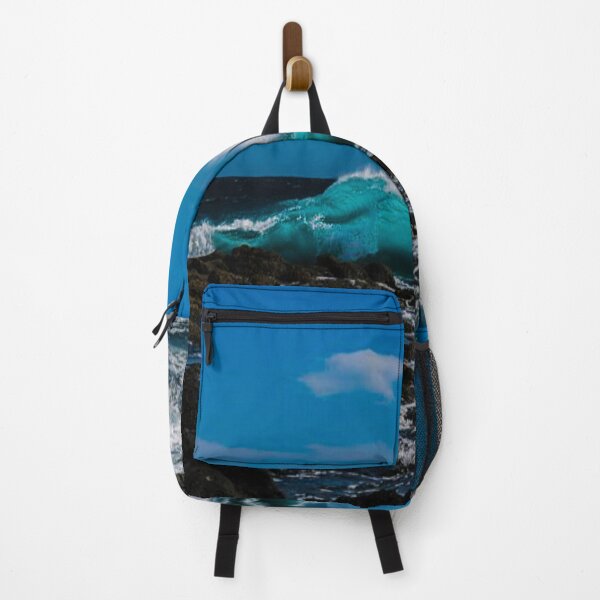 Item preview, Blue ocean blue waves blue beach summer waves  designed and sold by Mayuri Juyal.