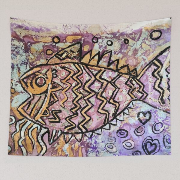 Item preview, Fish artistic painting - LIK. GRUPA  designed and sold by vladimir-nazor.