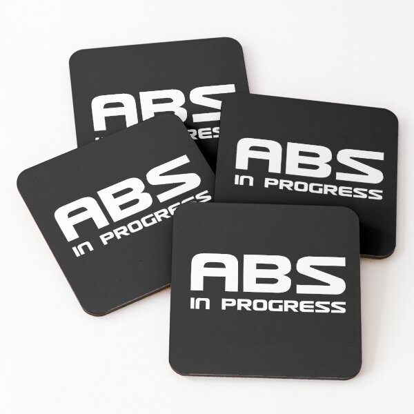 Item preview, Abs in progress text based design quote white designed and sold by wiggy38.