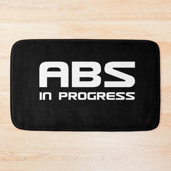 Item preview, Abs in progress text based design quote white designed and sold by wiggy38.