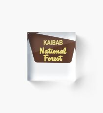 Kaibab National Forest Acrylic Block
