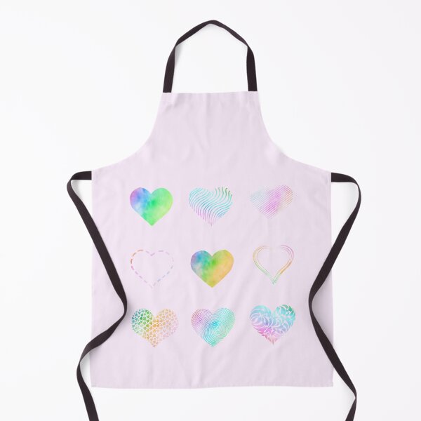 Item preview, Watercolor Rainbow Hearts variety value pack designed and sold by everything4eva.