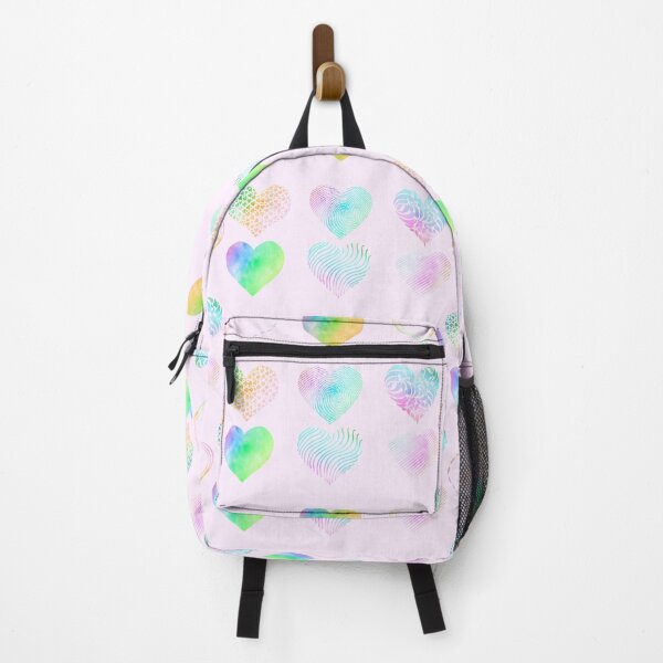 Item preview, Watercolor Rainbow Hearts variety value pack designed and sold by everything4eva.