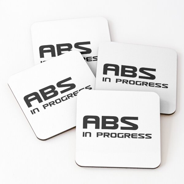 Item preview, Abs in progress text based design quote white mask designed and sold by wiggy38.