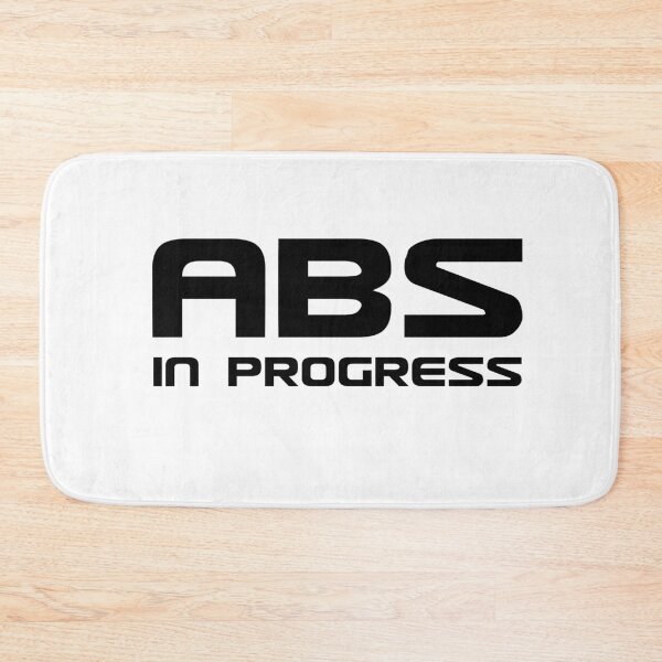 Item preview, Abs in progress text based design quote black designed and sold by wiggy38.