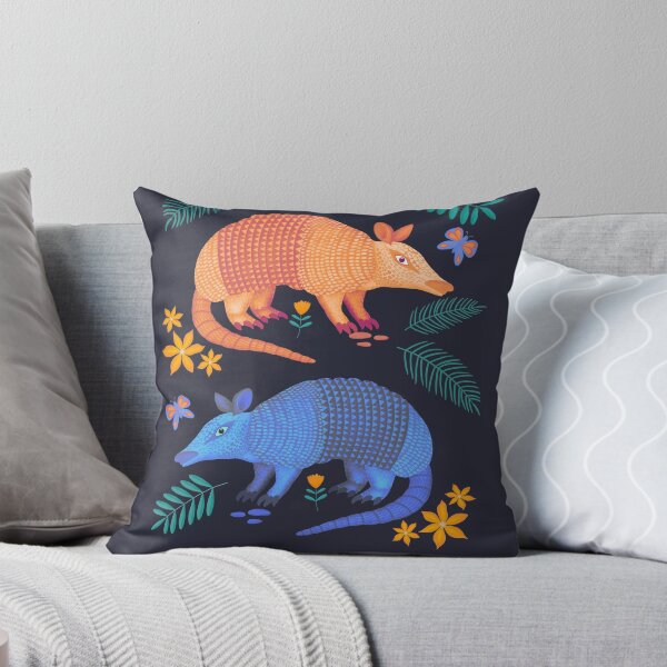 Item preview, Cute Critters - Orange And Blue Armadillos designed and sold by OstarasAttic.