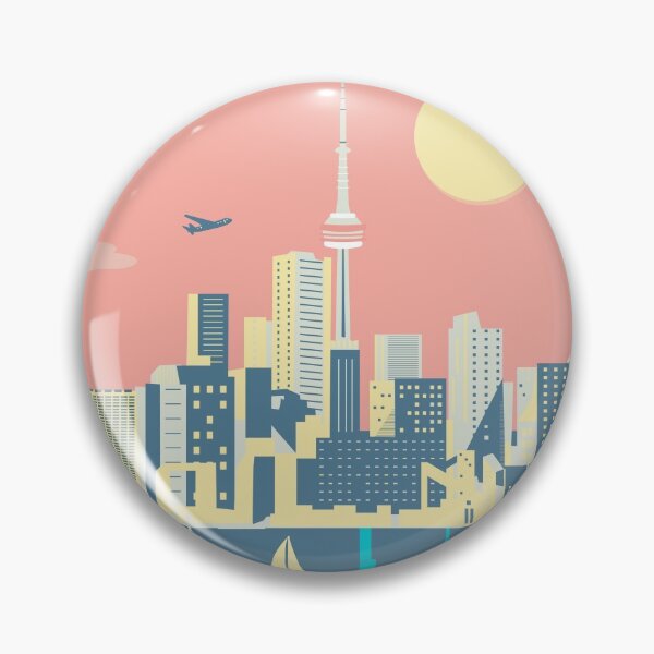 Item preview, Toronto Canada Skyline by Cindy Rose Studio designed and sold by cindyrosestudio.