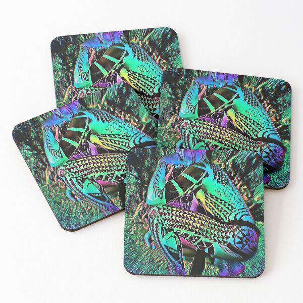 Item preview, Psychedelic Tattooed Ayahuasca Shaman designed and sold by Pseudo Art.