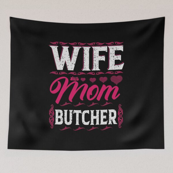 Item preview, Wife Mom Butcher | Mother's day present  designed and sold by YAHIA-14.