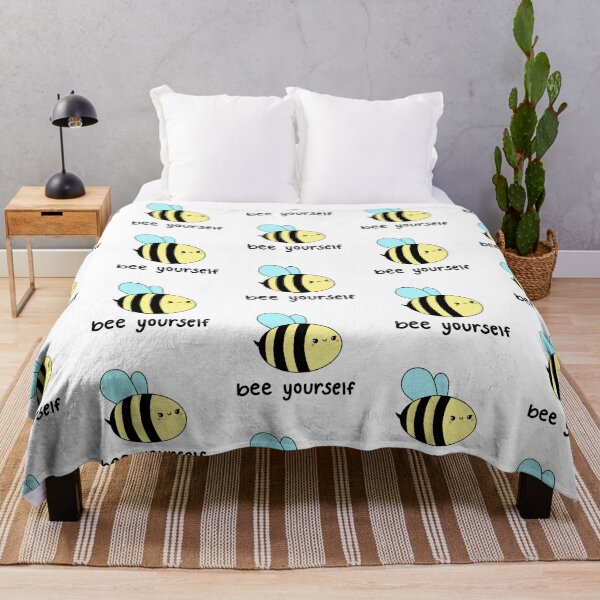 Item preview, cute wholesome bee - bee yourself designed and sold by MirkasDesign.
