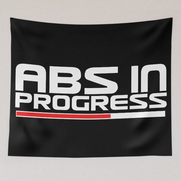 Item preview, Abs in progress bar and text white designed and sold by wiggy38.